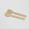 Spork en bambou de couverts jetables de 160mm pour l&#39;usage de restaurant